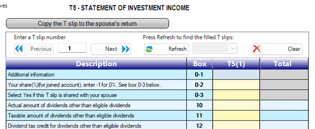 T5 Copy To Spouse